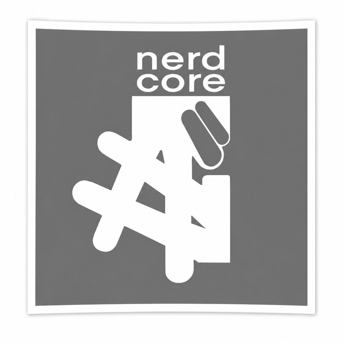 HASHTAGNERDCORE-            “Hashtag” (Sticker)